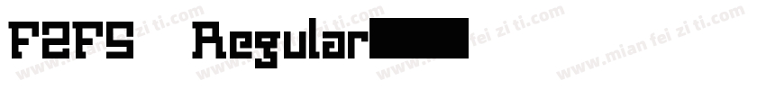FZFS Regular字体转换